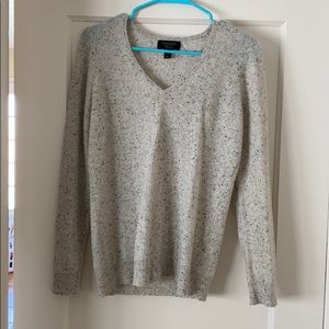Gray cashmere sweater
